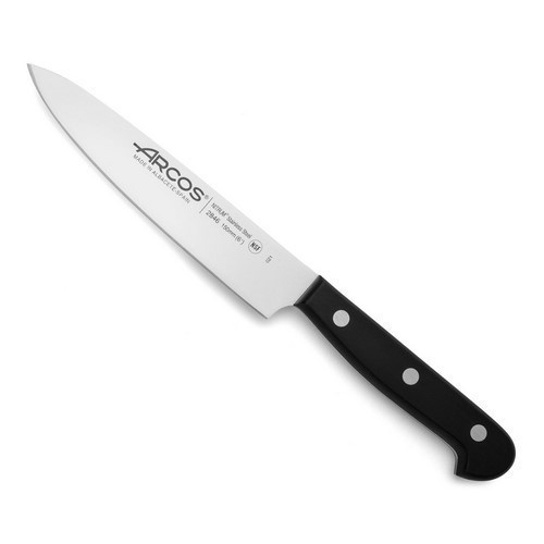 CUCHILLO ARCOS COCINERO UNIVERSAL LISO FINO 15CMS
